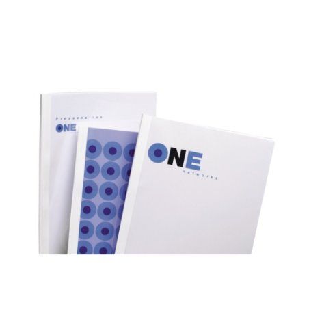 GBC Standard Thermal Binding Covers 15mm White (50)