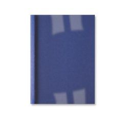 GBC Plats de couverture thermique LinenWeave 1,5 mm bleu (100)
