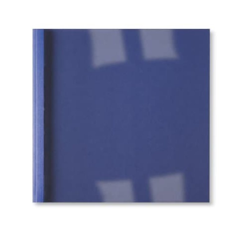 GBC Plats de couverture thermique LinenWeave 3mm bleu (100)