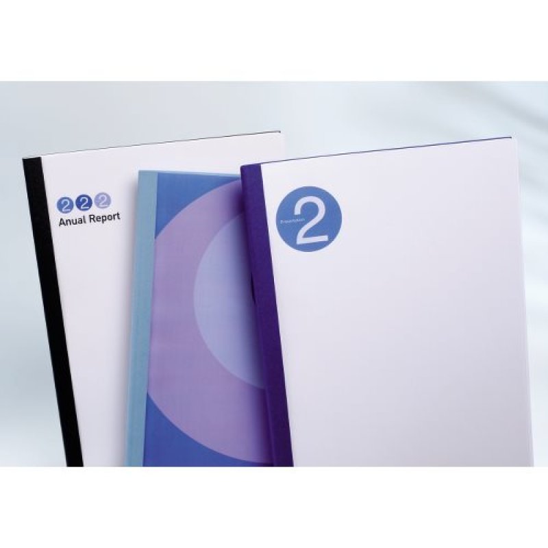 GBC LinenWeave Thermal Binding Covers 3mm Blue (100)