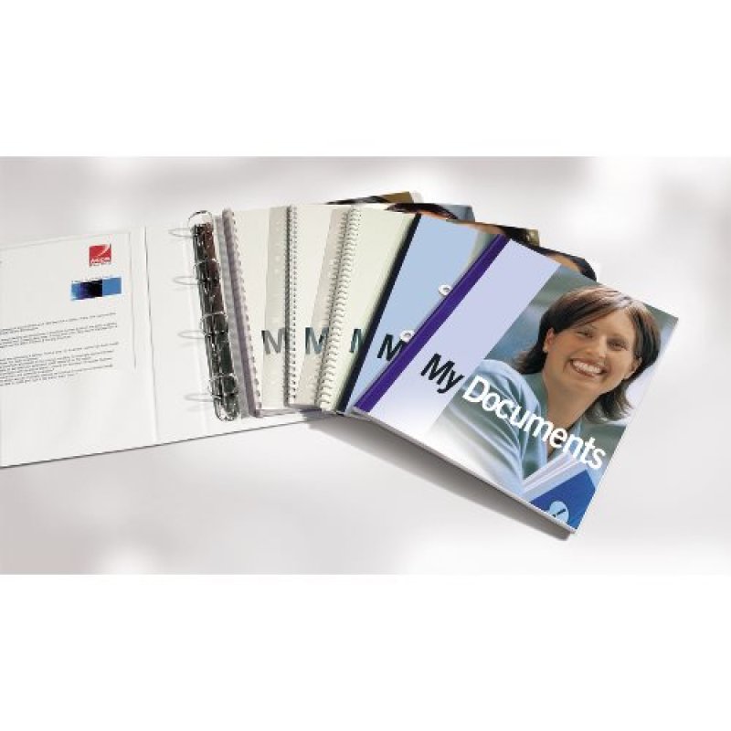 GBC Bande de classement FileStrips, reliure plastique/métal