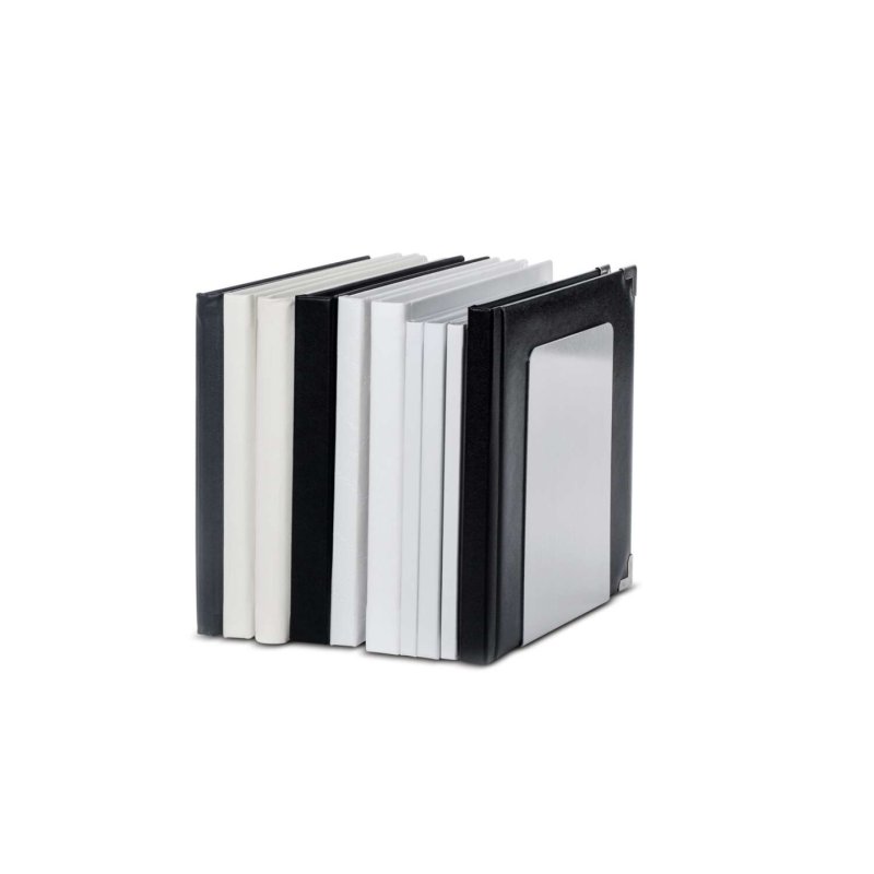 MAUL Serre-livres, en aluminium, (L)120 x (P)120 x (H)175 mm