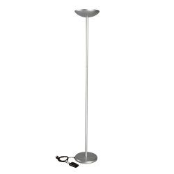 MAUL Lampadaire halogène MAULsky, dimmable, argent