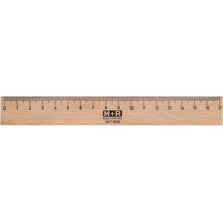 M R 1917 Desk ruler 170 mm Beech, Wood Wood 1 pc(s)
