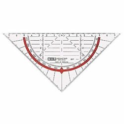 Möbius Ruppert 723170040 protractor Polystyrene Half-circle