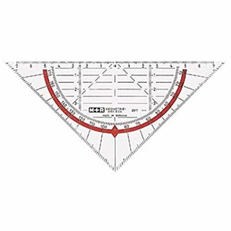 Möbius Ruppert 723170040 protractor Polystyrene Half-circle