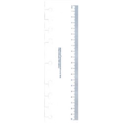 rido idé Accessoire pour agenda "Règle", transparent