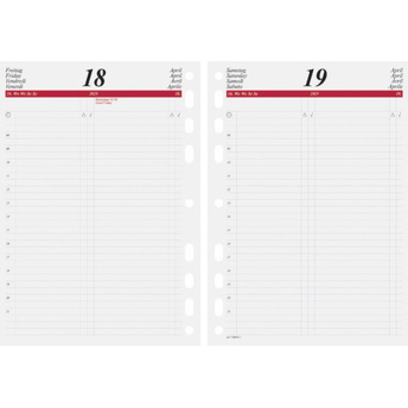 rido idé Agenda "Timing 2", A6, noir, avec rabat