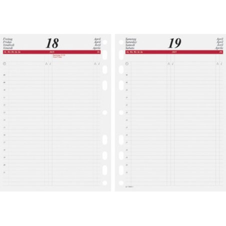 rido idé Agenda "Timing 2", A6, noir, avec rabat