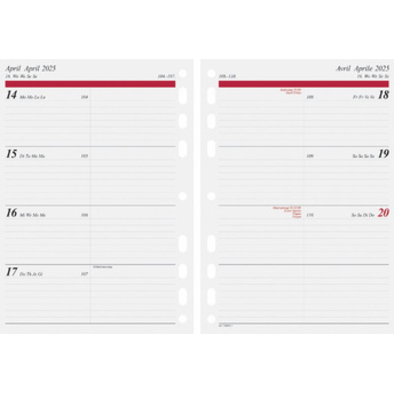 rido idé Agenda "Timing 2", A6, noir, avec rabat