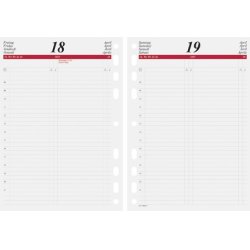 rido idé Terminplaner "Timing 2", DIN A6, schwarz, Lasche