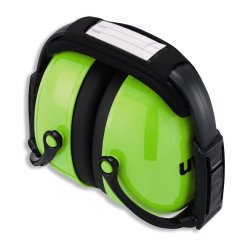 uvex Coquille anti-bruit K2, pliable, vert fluo