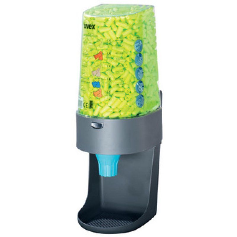 uvex Distributeur de bouchons "one2click", garni