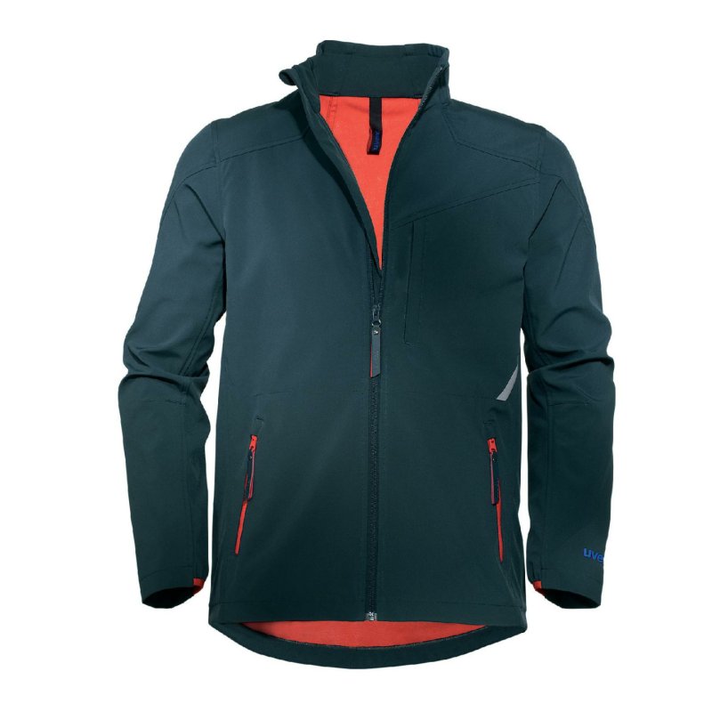 uvex Veste Softshell suXXeed, M, bleu nuit