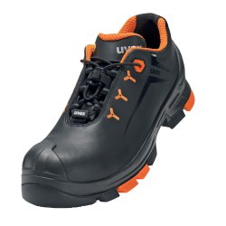 uvex 2 Chaussures basses S3 SRC, T. 45, noir/orange