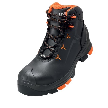 uvex 2 Chaussures montantes S3 SRC, T. 42, noir/orange