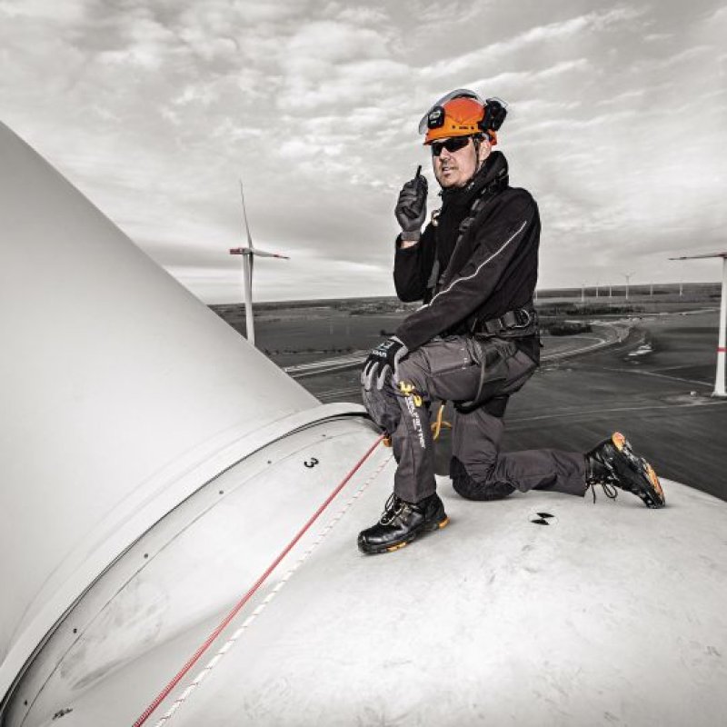 uvex 2 Chaussures montantes S3 SRC, T. 43, noir/orange