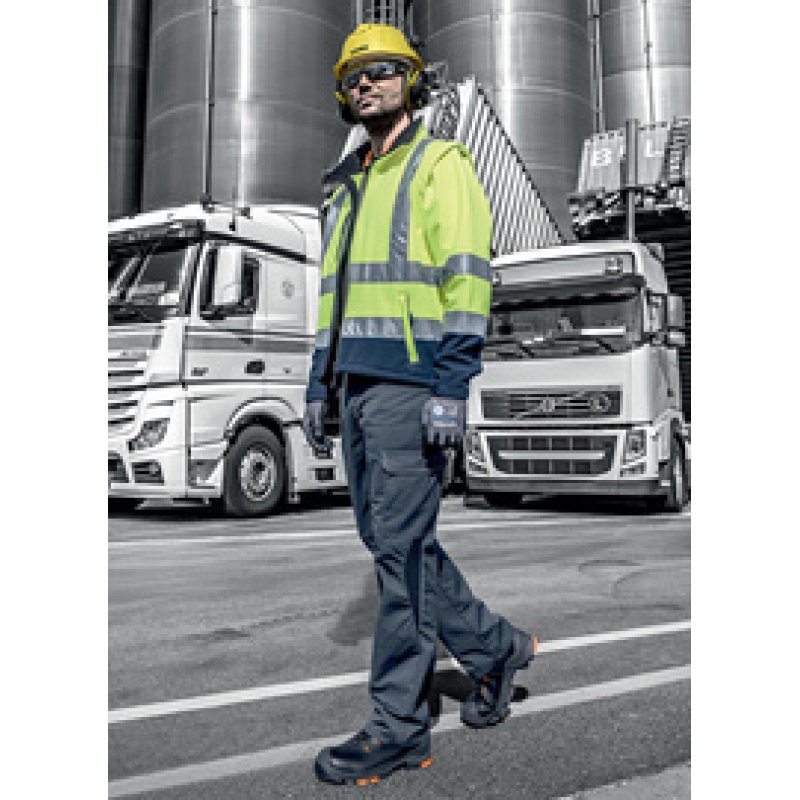 uvex 2 Chaussures montantes S3 SRC, T. 45, noir/orange