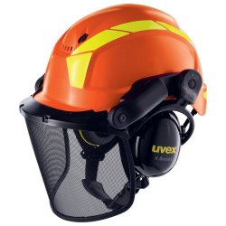 Uvex 9774237 safety headgear Polyethylene Black, Orange