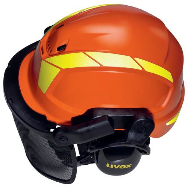 uvex Casque de sécurité pheos forestry, orange