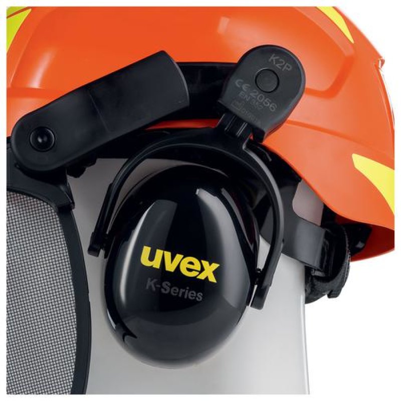 uvex Casque de sécurité pheos forestry, orange