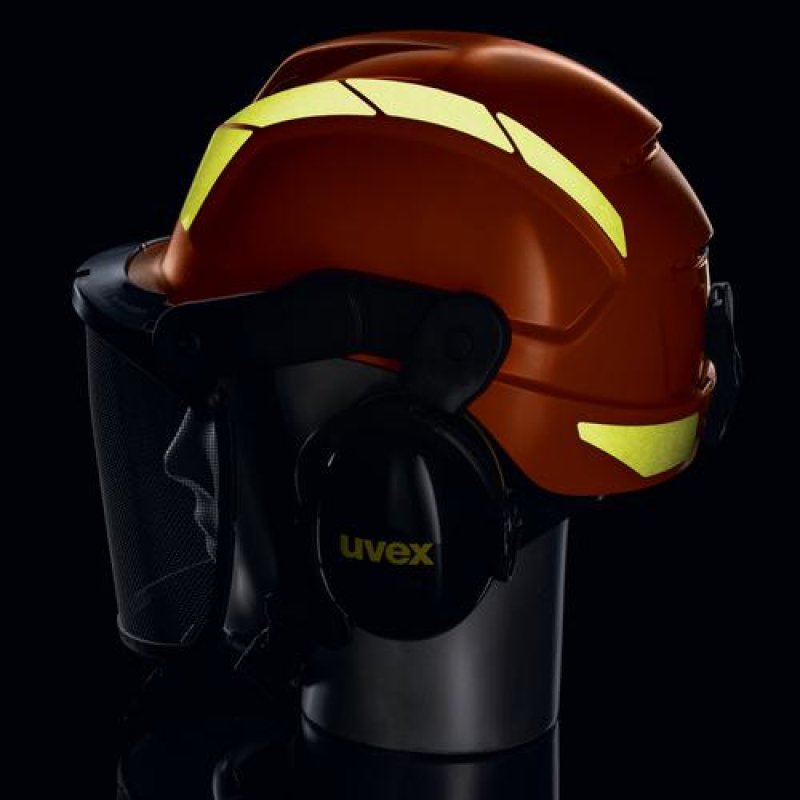 uvex Casque de sécurité pheos forestry, orange