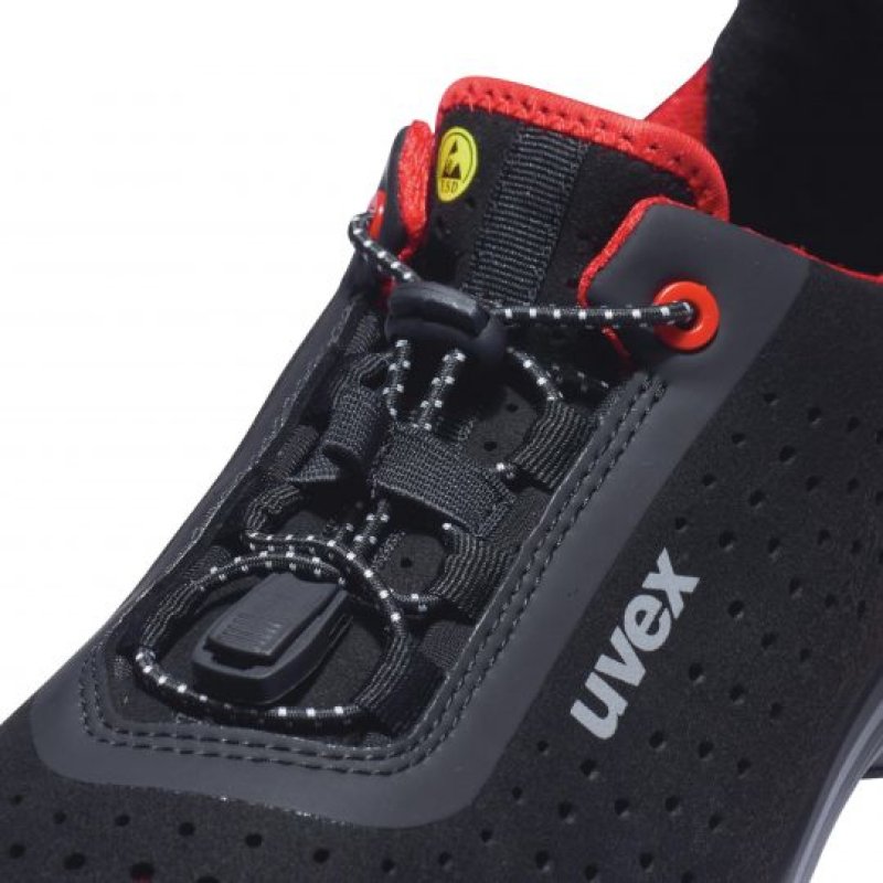 uvex Chaussure basse de sécurité 1 G2 S1P, pointure 44, noir