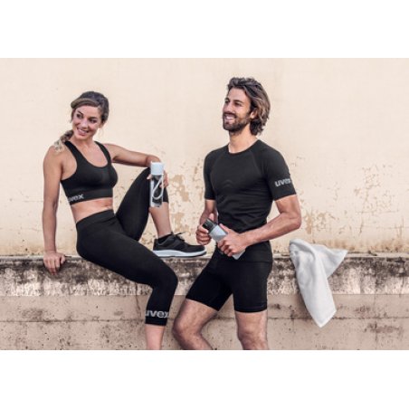 uvex T-shirt à manches courtes pour hommes, S, noir