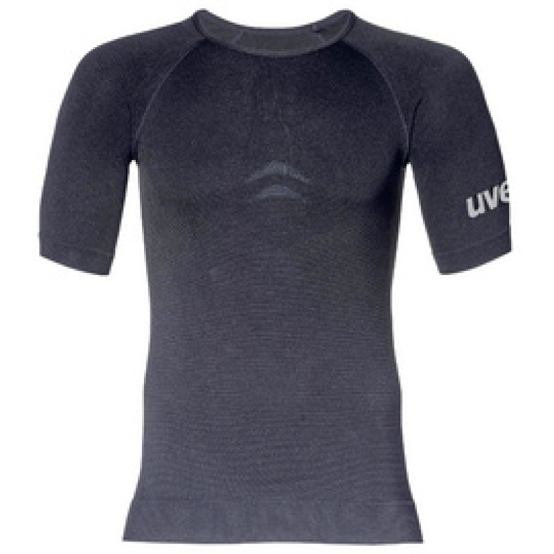 uvex T-shirt à manches courtes pour hommes, XL/XXL, noir