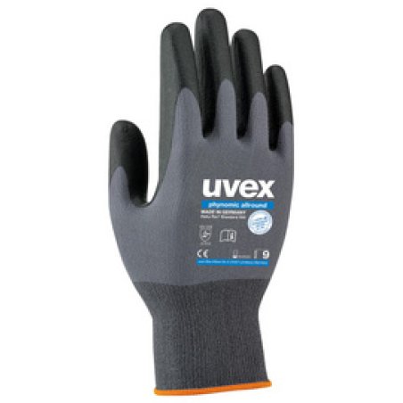 uvex Gants de travail phynomic allround, T. 06, 1 paire