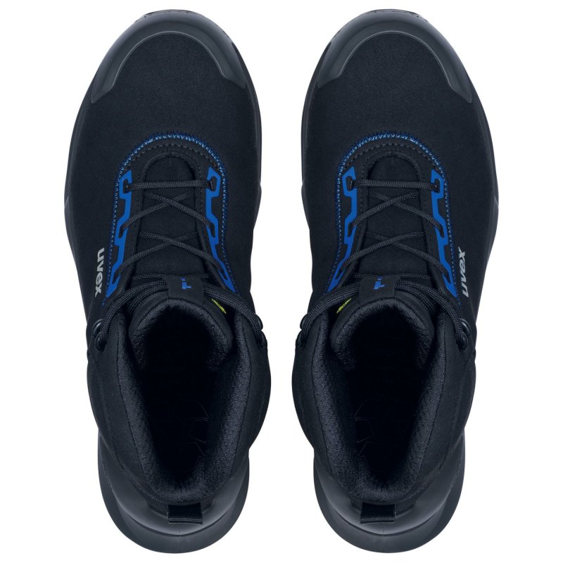 uvex 1 x-craft Chaussure montante S2, pointure 42, noir/bleu