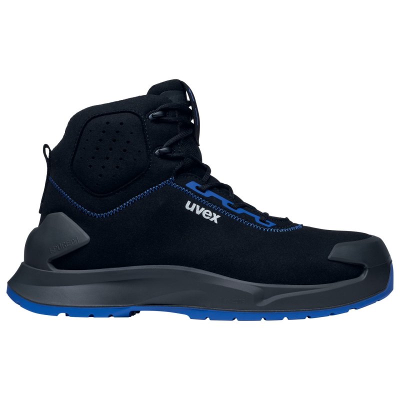 uvex 1 x-craft Chaussure montante S2, pointure 43, noir/bleu