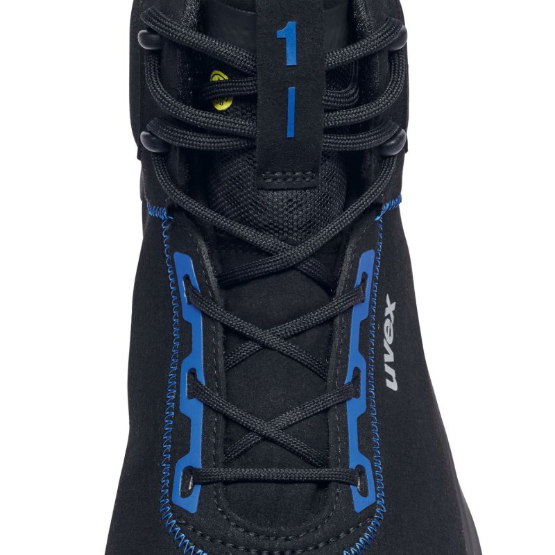 uvex 1 x-craft Chaussure montante S2, pointure 44, noir/bleu
