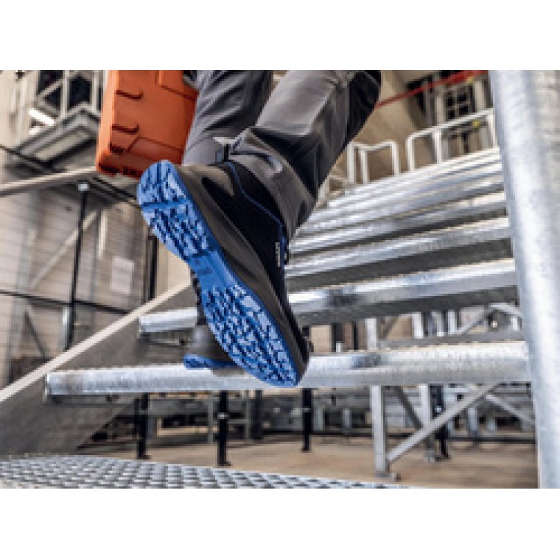 uvex 1 x-craft Chaussure montante S2, pointure 46, noir/bleu