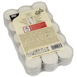 Papstar 10397 wax candle Round White 30 pc(s)