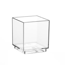 Papstar PAP10524 bol Bol pour amuse-bouche 0,055 L Carré Polystyrol Transparent 30 pièce(s)