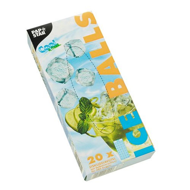 STARPAK Sachet à glacons avec une fermeture automatique