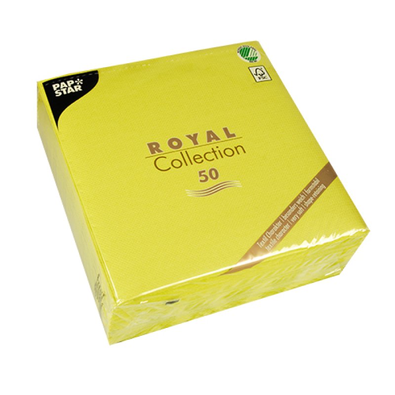 PAPSTAR Serviette "ROYAL Collection", vert citron