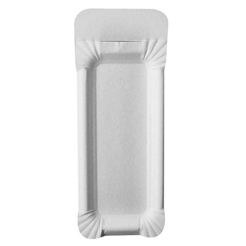 PAPSTAR Assiette carton pour saucisse "pure", blanc
