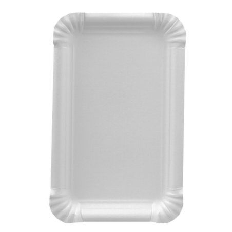 Papstar 11057 assiette Rectangulaire Papier Blanc 250 pièce(s)