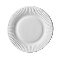 PAPSTAR Assiette en carton "pure", rond, 190 mm, blanc