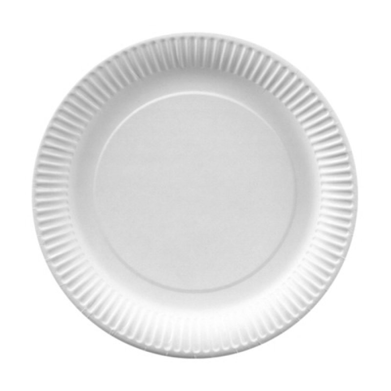 PAPSTAR Assiette en carton "pure" diamètre: 230 mm, blanc