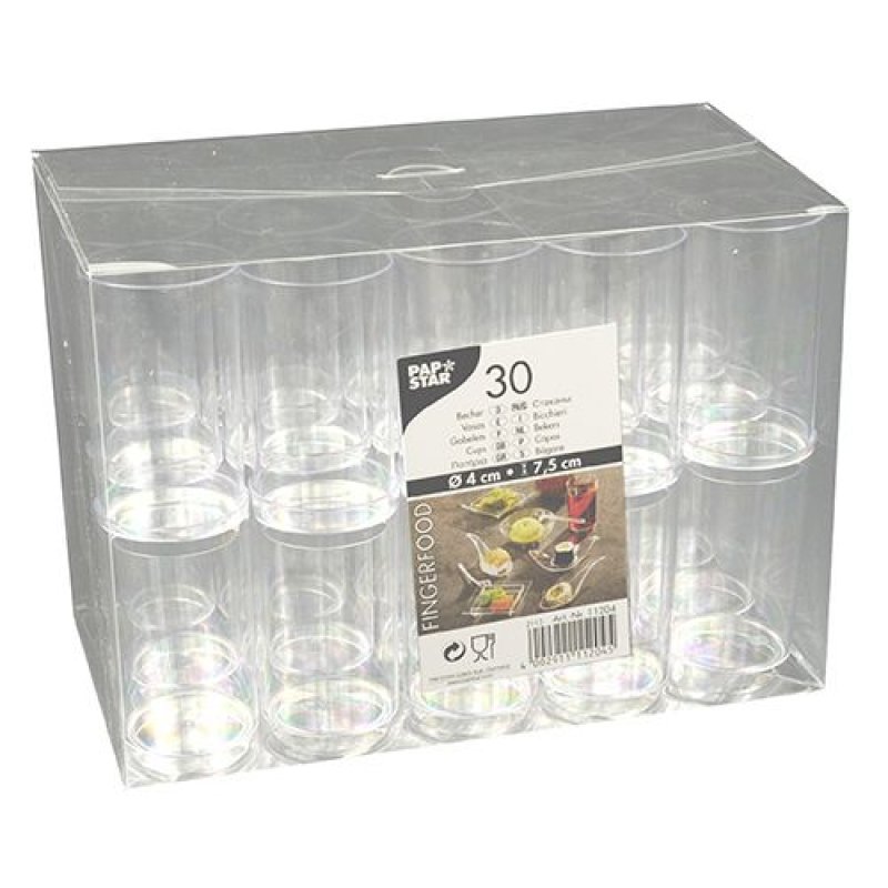 STARPAK Gobelet pour fingerfood, rond, 60 ml, transparent