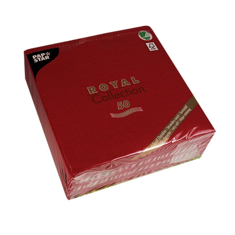 Papstar 11608 paper napkins Tissue paper Bordeaux 50 pc(s)