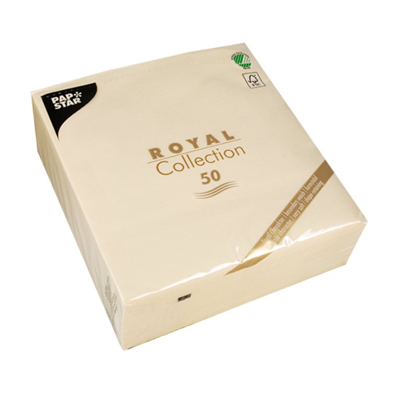 PAPSTAR Serviette "ROYAL Collection", champagne