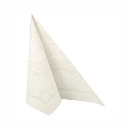 PAPSTAR Serviette "ROYAL Collection Ornaments", blanc