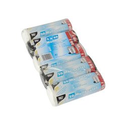 Papstar 12095 sac poubelle 30 L Noir, Blanc 100 pièce(s)
