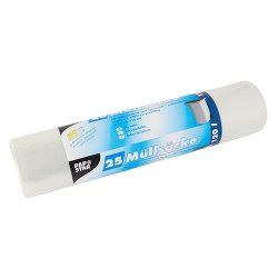Papstar 12128 trash bag 120 L Transparent 25 pc(s)