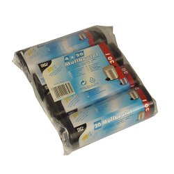 Papstar 12397 sac poubelle 30 L Gris 4 pièce(s)