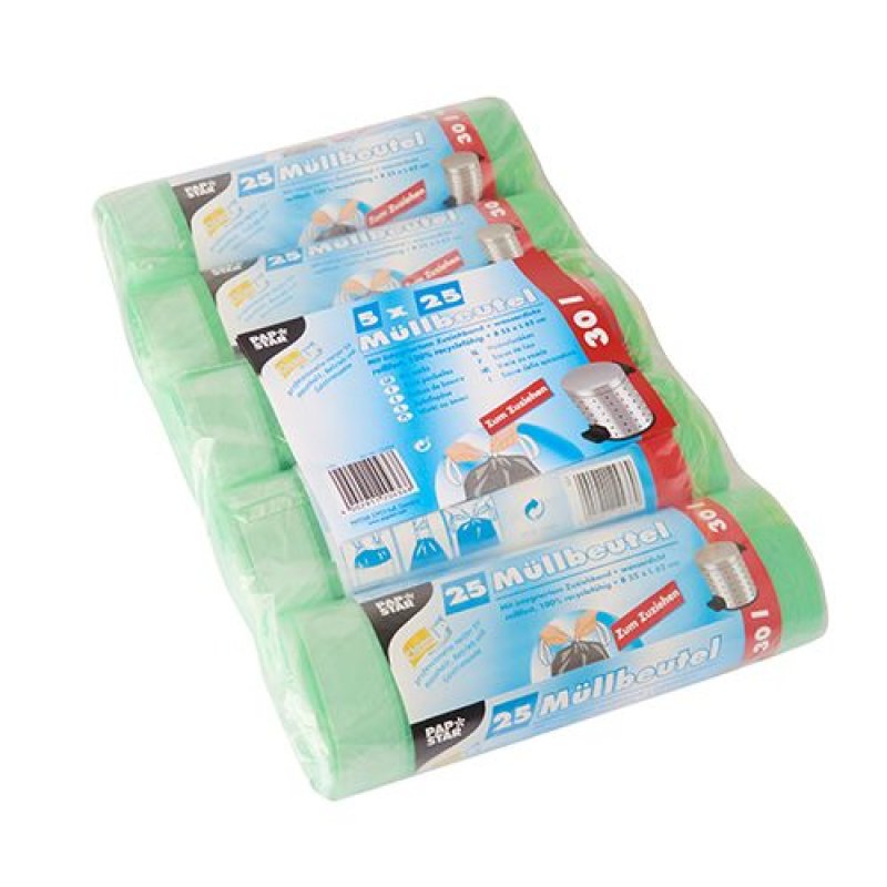 Papstar 12436 trash bag 30 L Green 625 pc(s)